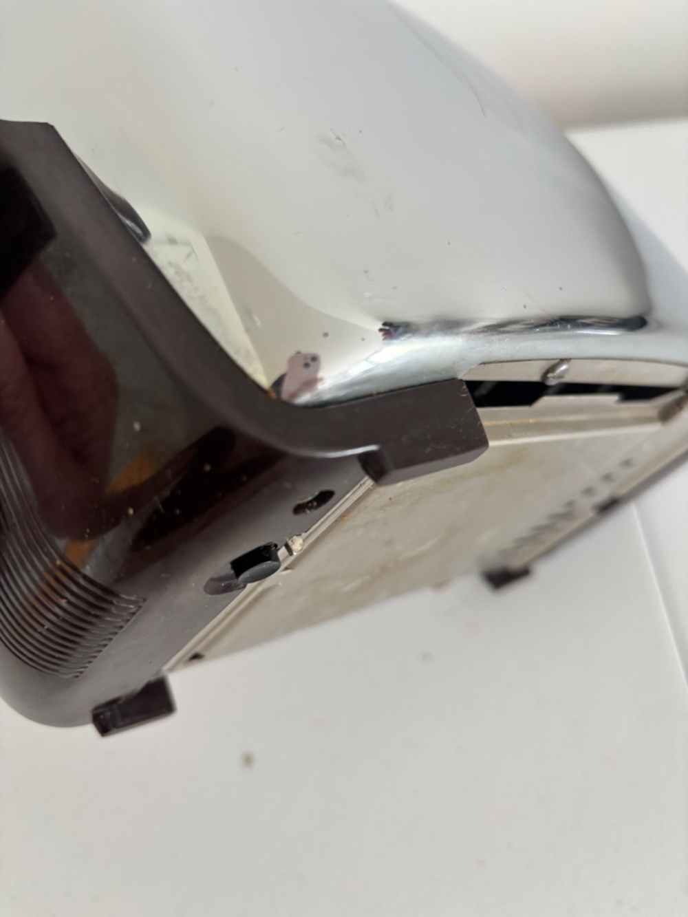 Vintage 1950's chrome Toastmaster 1B14 two slice toaster mid century working - Picture 15 of 16